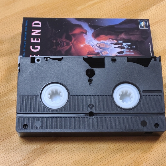 VHS 1986 Legend movie Tom Cruise Time Curry Ridley Scott fantasy Rated PG - Picture 6 of 6